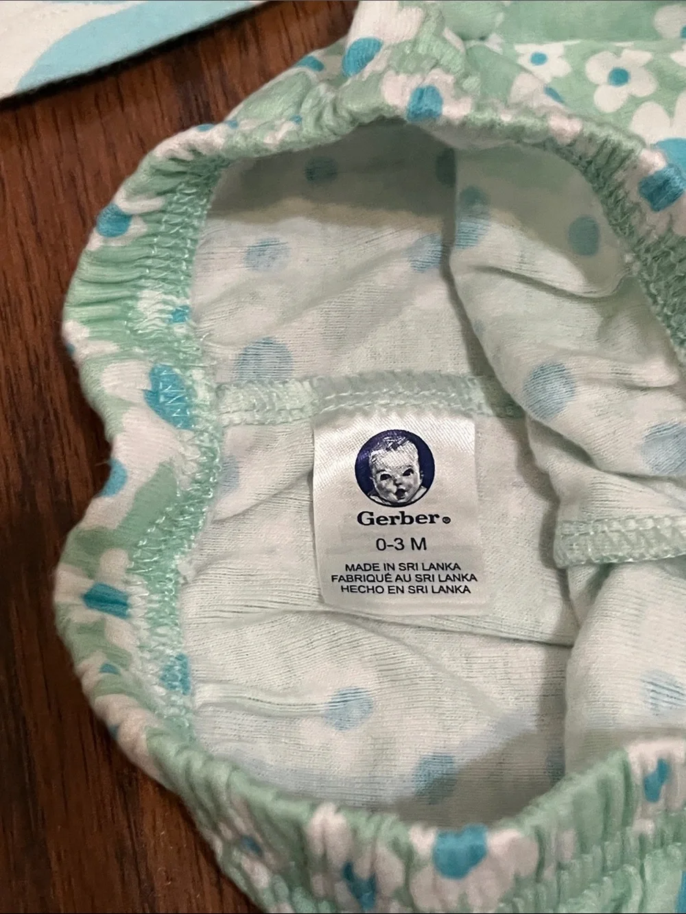 Carter's Mint Floral Elephant 4-Piece Baby Hat Set